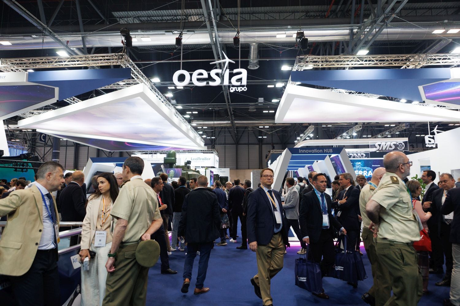 La intensa jornada de Córdoba en la Feria Internacional de Defensa, en imágenes