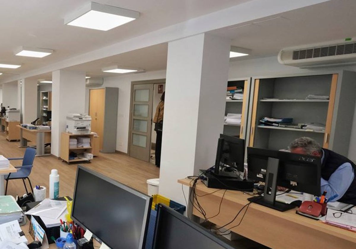 Interior de un juzgado de Andalucía