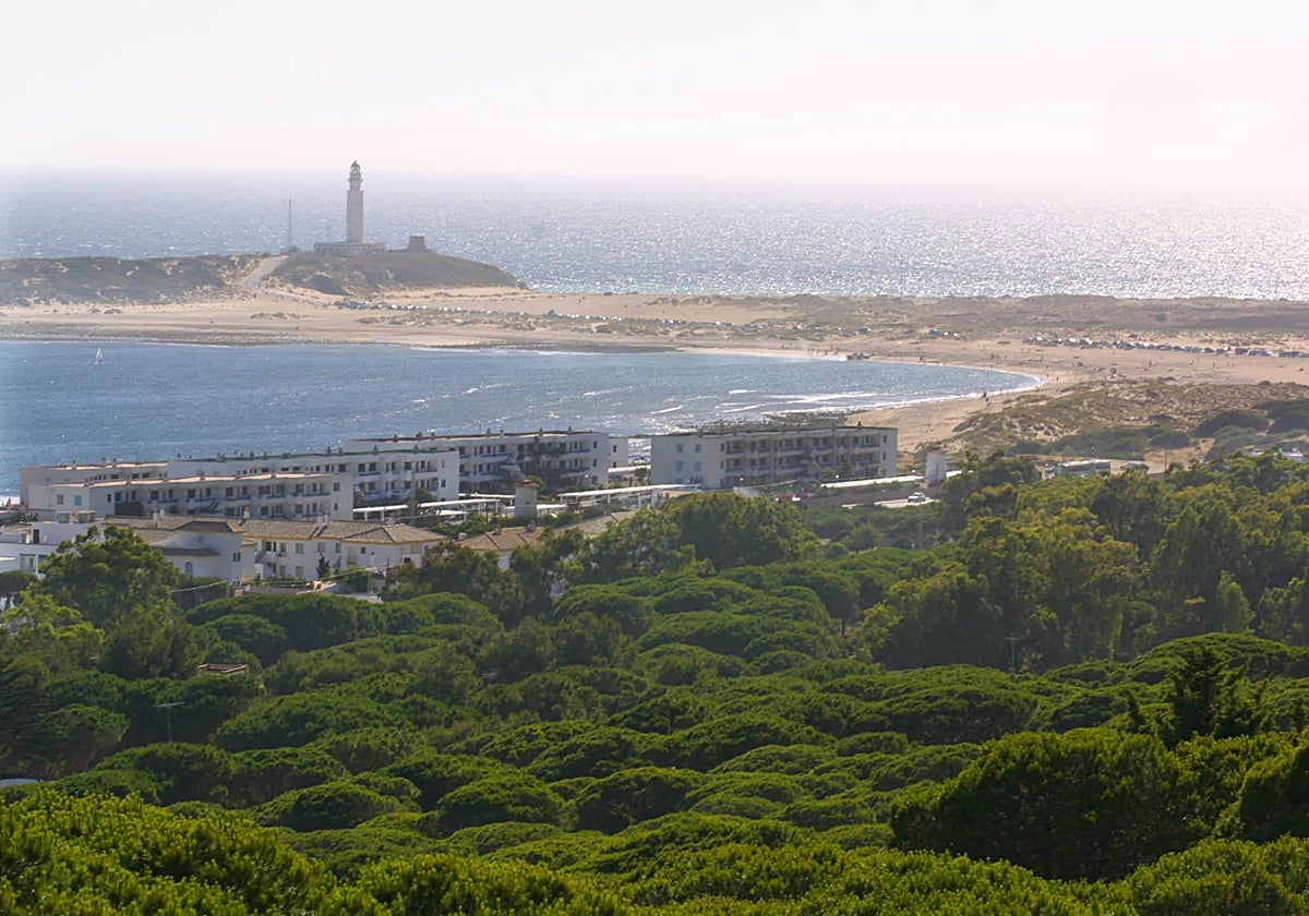 La playa del Faro de Trafalgar.
