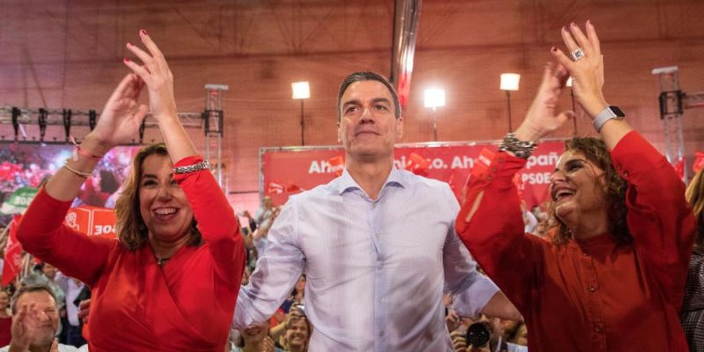 Sánchez y Ábalos, poli bueno y poli malo en la operación que destronó a Susana Díaz
