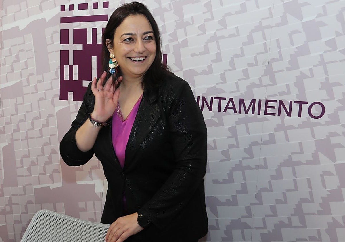 La alcaldesa de Palencia, Miriam Andrés, en una imagen de archivo