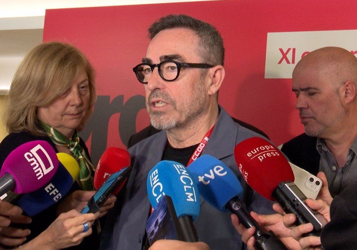 Paco de la Rosa en el XI Congreso regional de Comisiones Obreras