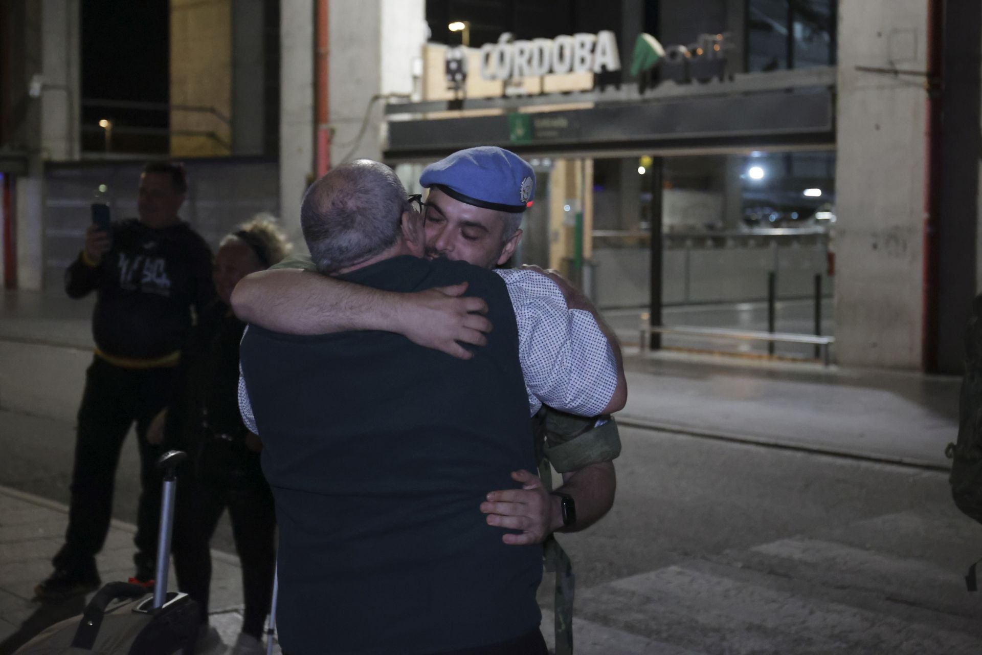 En imágenes, el emotivo regreso de El Líbano de los primeros militares de la BRI X de Córdoba