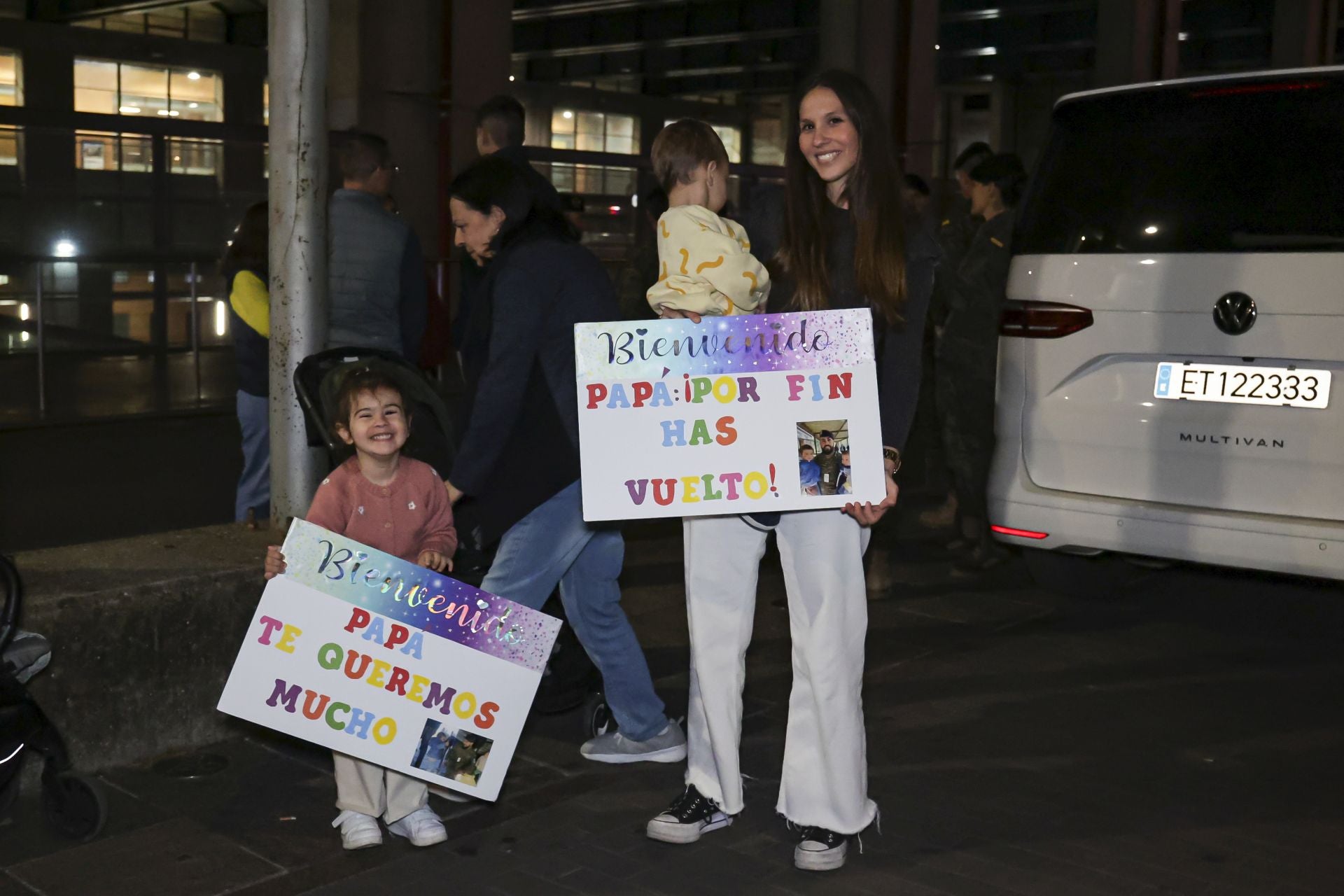 En imágenes, el emotivo regreso de El Líbano de los primeros militares de la BRI X de Córdoba