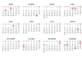 Calendario de festivos de Andalucía para 2026: catorce días y cinco puentes