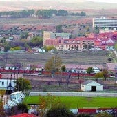 Campo de fútbol Carlos III antes de su demolición en 2006