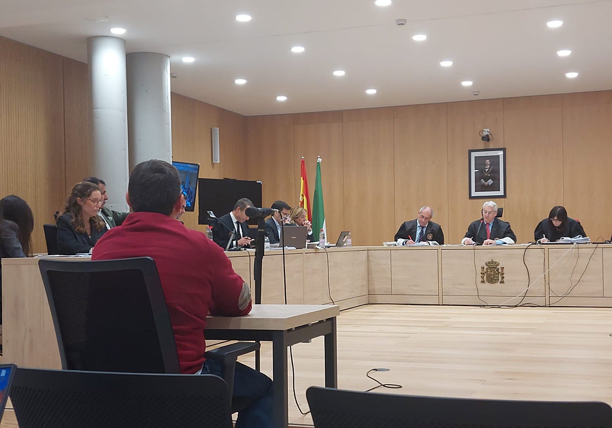 Un momento de la declaración este jueves del director financiero del Córdoba CF SAD