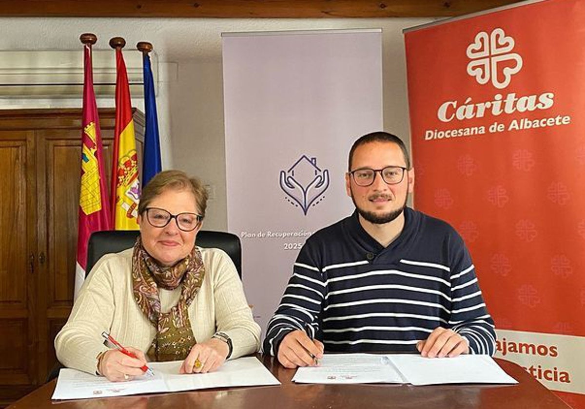 Cáritas cofinanciará con 200.000 euros el nuevo Centro de Mayores de Letur tras el convenio con el ayuntamiento
