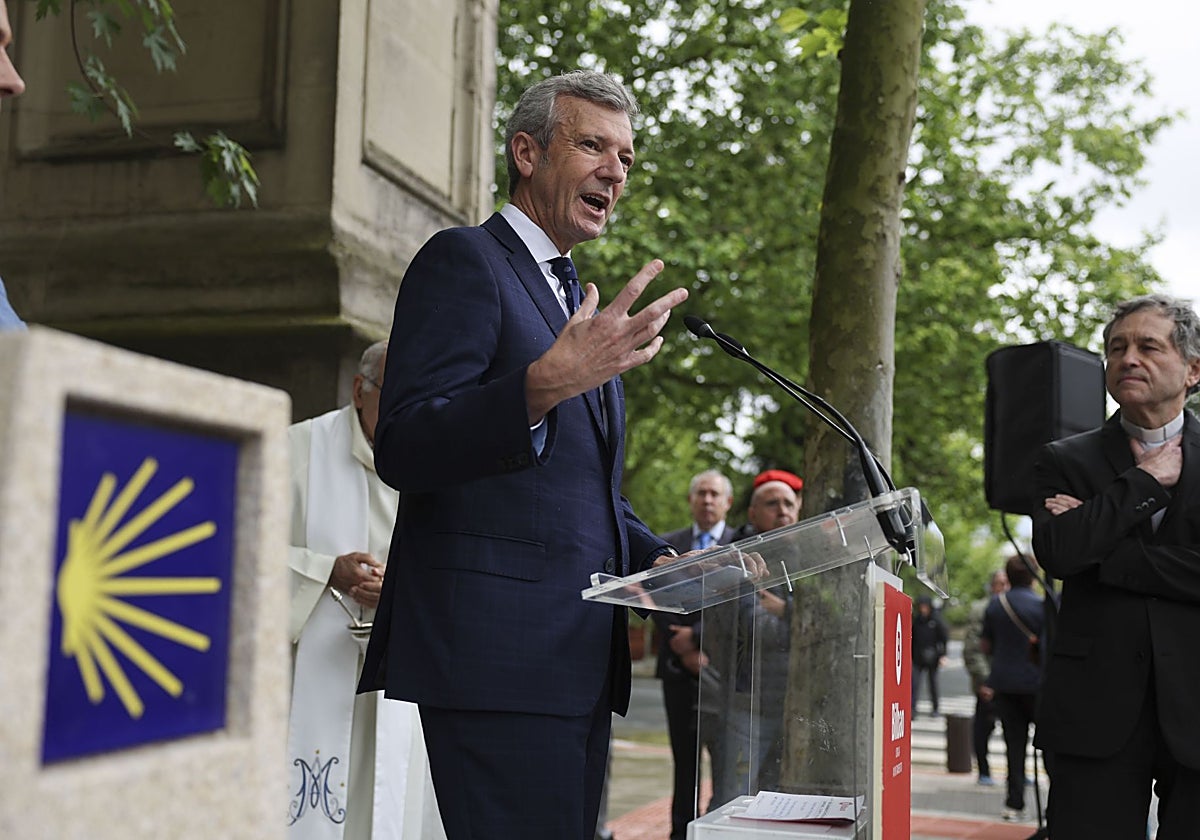 El presidente de la Xuna de Galicia, Alfonso Rueda