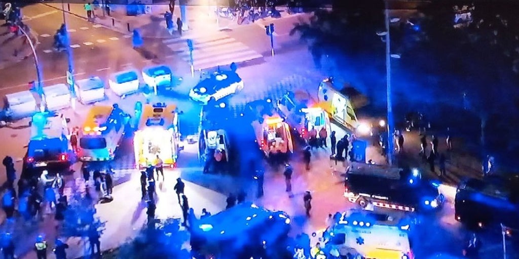 Detenida la conductora que ha atropellado a 16 personas, heridas leves, en el exterior del RCDE Stadium