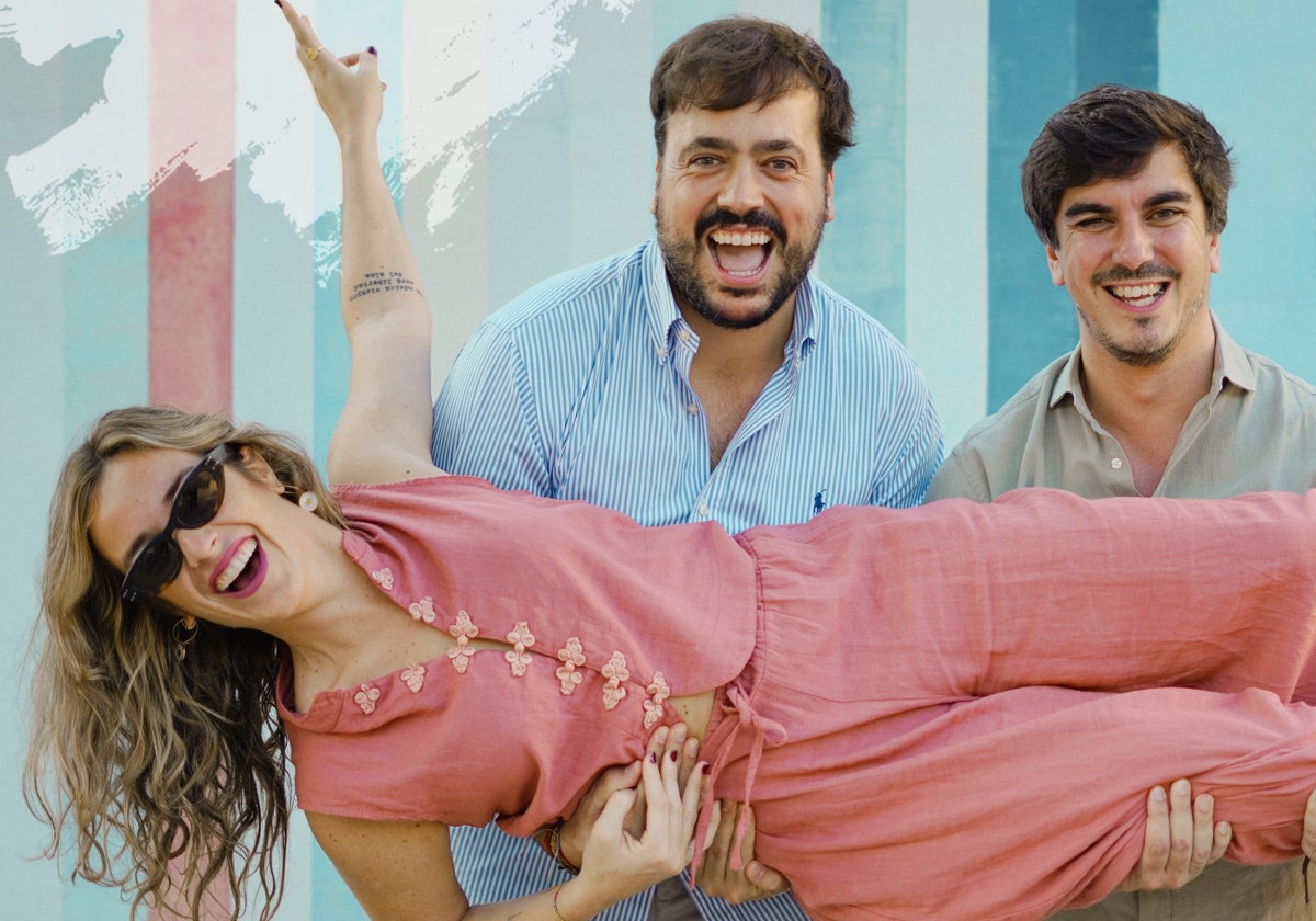 El grupo Cosita Wena con Rocío Soto en la imagen de su disco