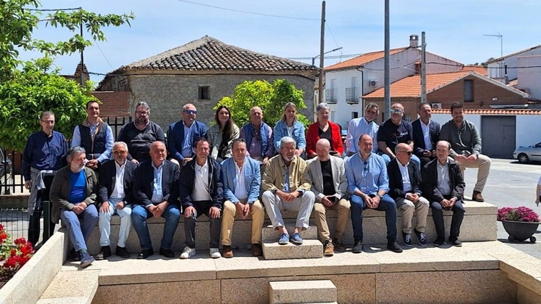 Asistentes a la inauguración del Centro de Interpretación 'Ciudad de Vascos'