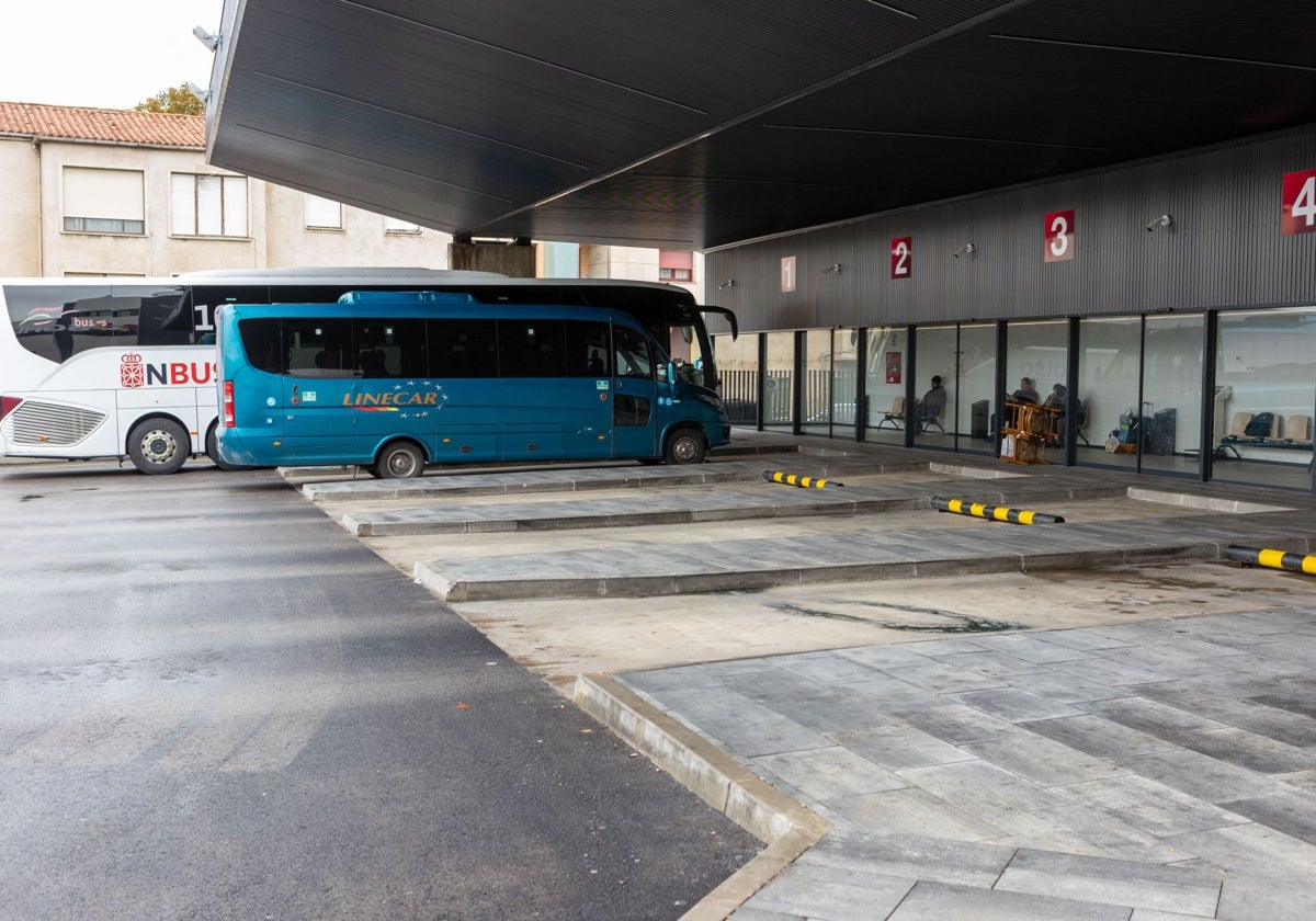 Estación de autobuses de Soria, en una imagen de archivo