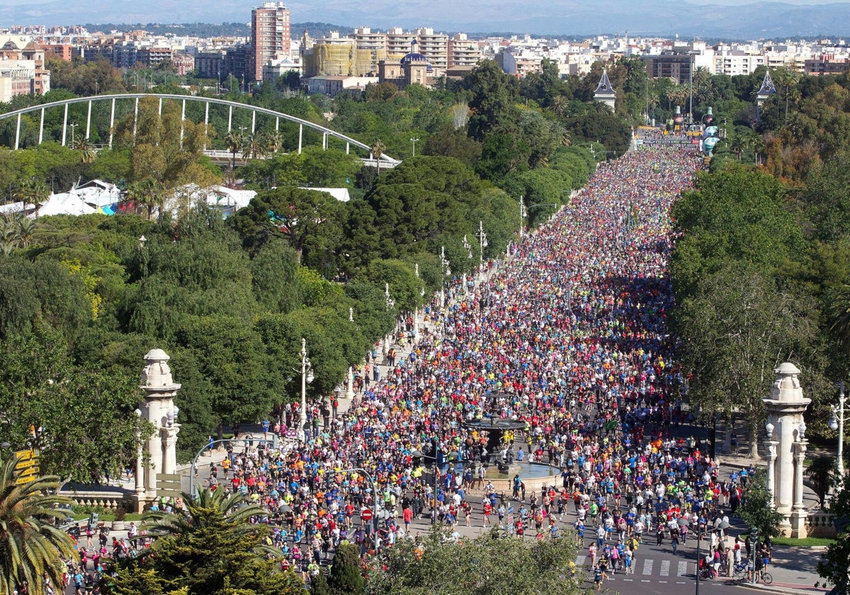 Imagen de archivo de la Volta a Peu en Valencia