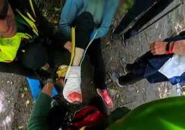La Guardia Civil rescata en Sierra Nevada a tres excursionistas que necesitan ser hospitalizados
