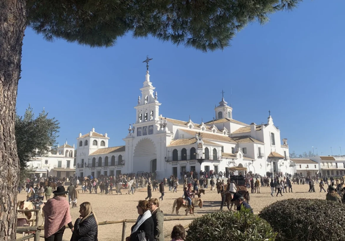 Imagen de archivo de la aldea en plena romería