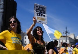 El movimiento 'Canarias tiene un límite' pide paralizar las «obras ilegales» para abrir negociación