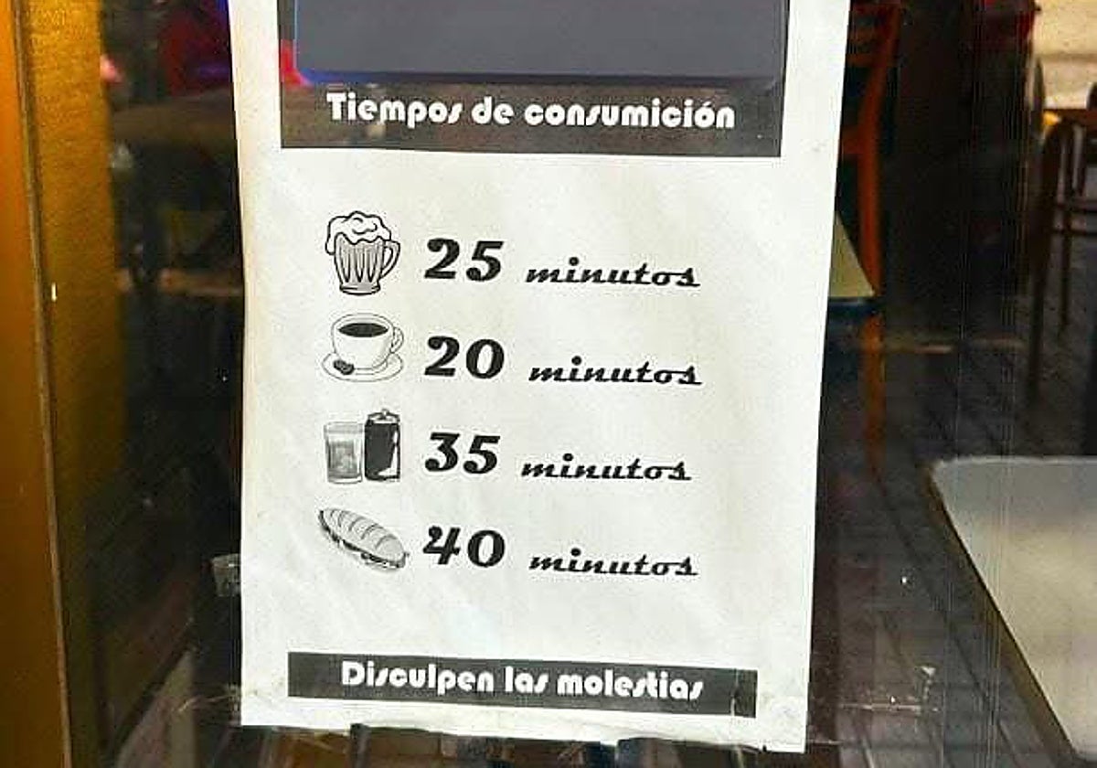 Cartel difundido en la cuenta de X @soycamarero