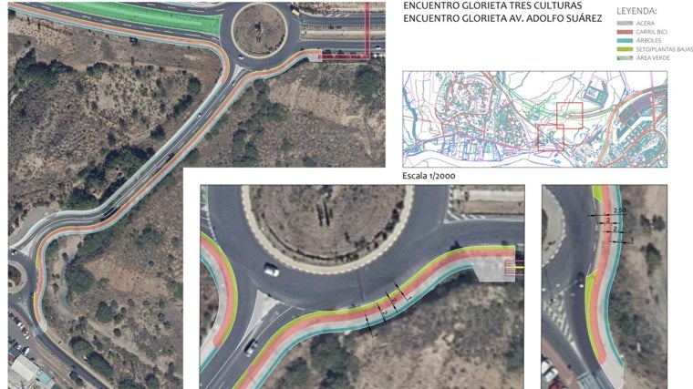 El vial que une la TO-21 con la avenida Adolfo Suárez contará con carril bici