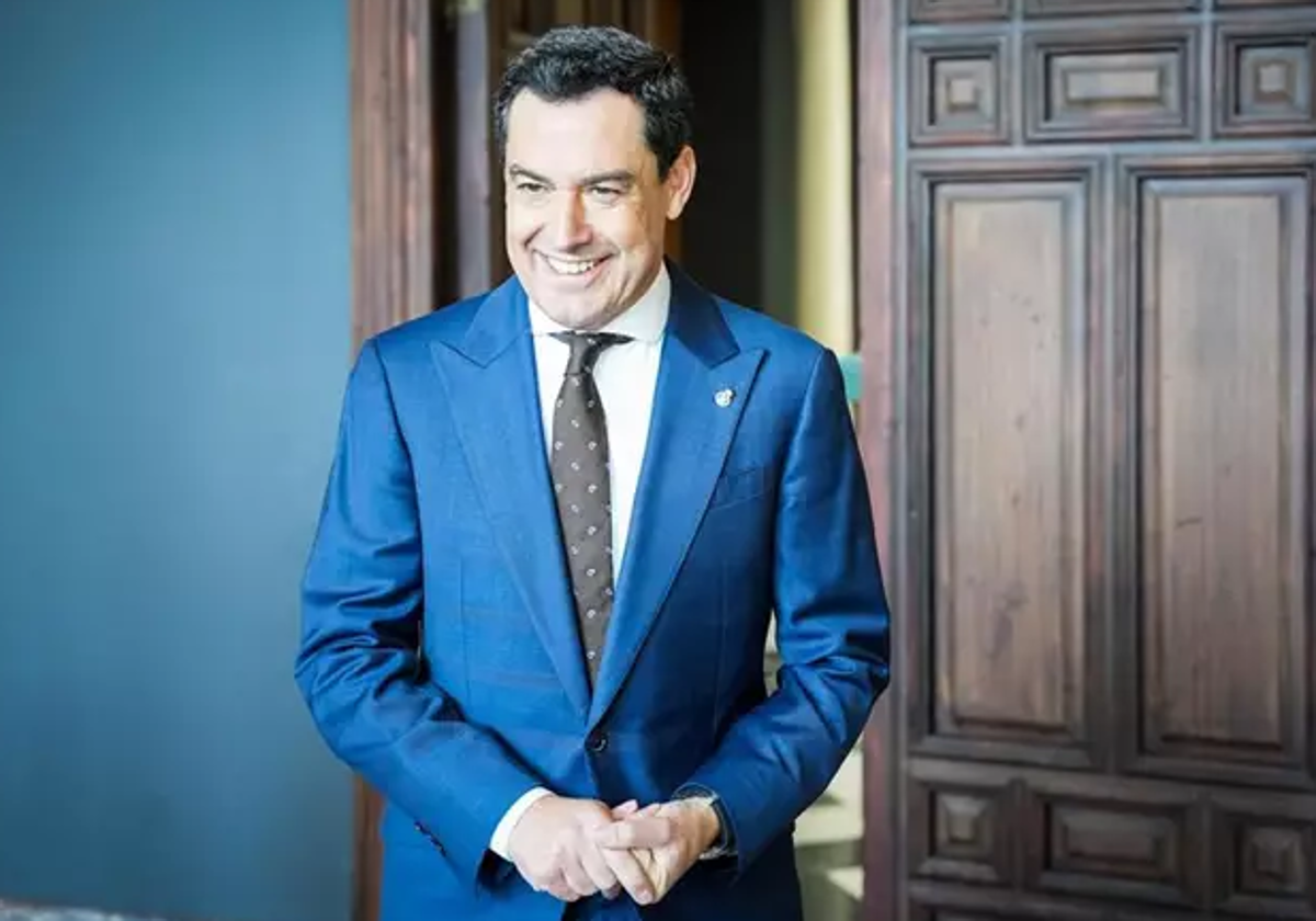 El presidente de la Junta de Andalucía, Juanma Moreno, en una imagen de archivo
