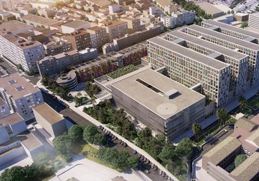 Recreación del tercer hospital de Málaga