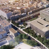 Recreación del tercer hospital de Málaga