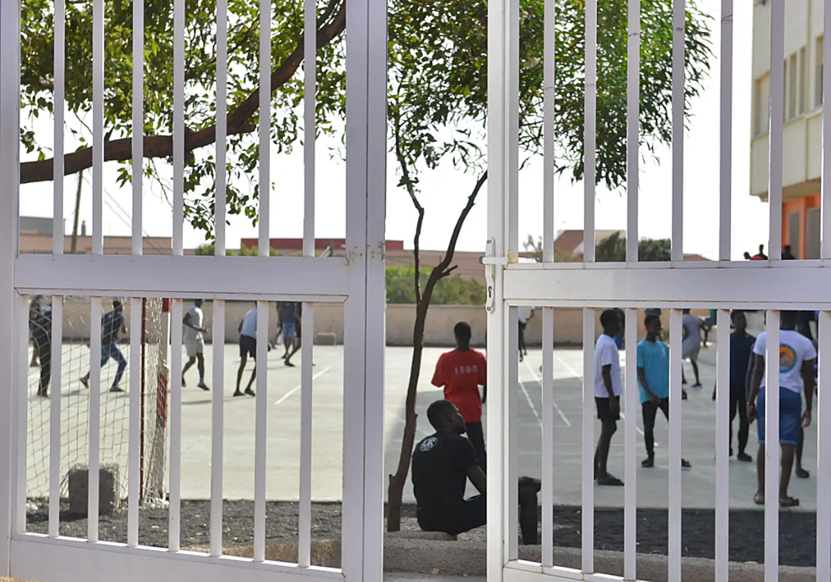 Imagen de archivo del exterior del centro de acogida para menores migrantes de Valverde, en El Hierro.