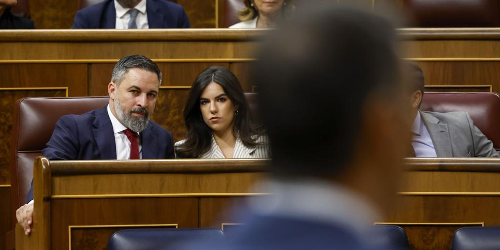 Abascal acusa a sánchez de «envalentonar» a hamás y «alargar» la guerra en gaza