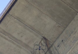 Drones para evaluar las grietas en los puentes de la autopista de la Costa del Sol