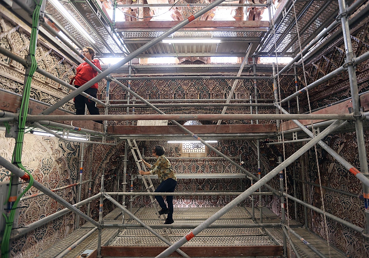 Trabajos de rehabilitación de la Capilla Real de la Mezquita.-Catedral de Córdoba