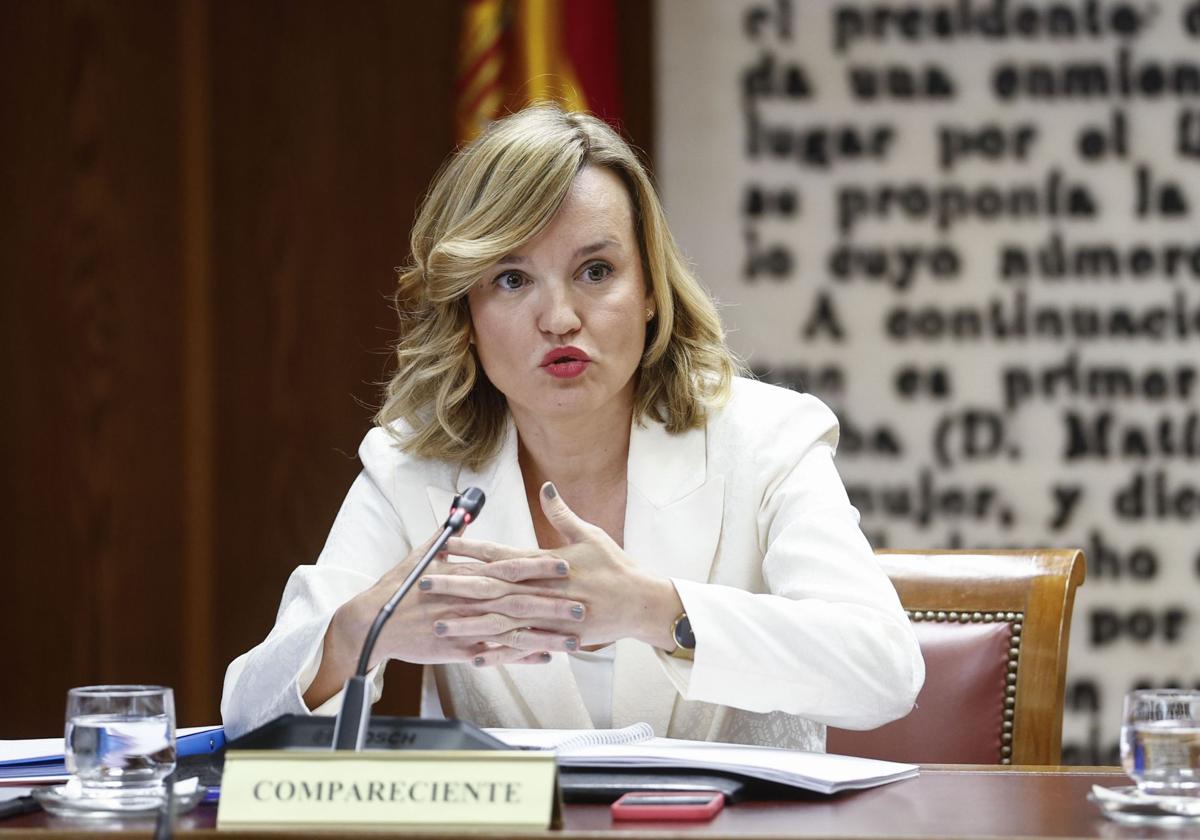 Comparecencia de Pilar Alegría en el Senado