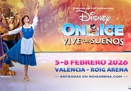 La magia de Disney llegará al Roig Arena en 2026 con el show 'Disney On Ice: Vive tus sueños'