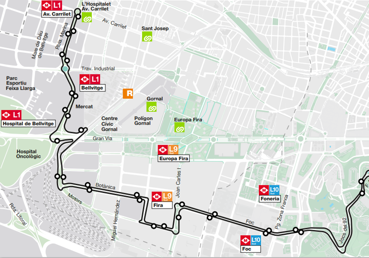 Recorrido de la nueva línea X3