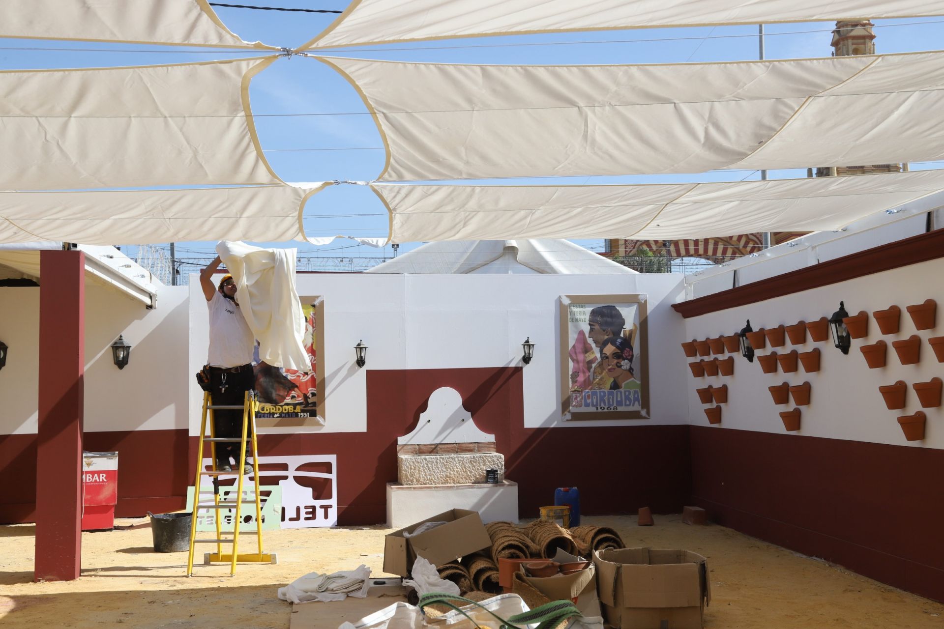 Los últimos preparativos de la Feria de Córdoba 2025, en imágenes