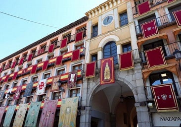 La fachada de la Delegación del Gobierno lucirá engalanada en el Corpus de Toledo, pese a las obras