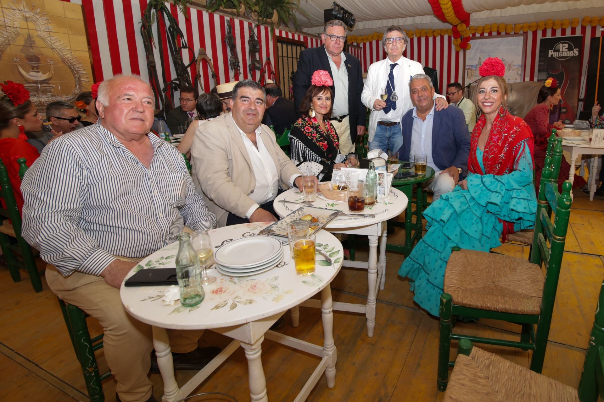 El ambiente en las casetas del sábado de Feria en Córdoba, en imágenes