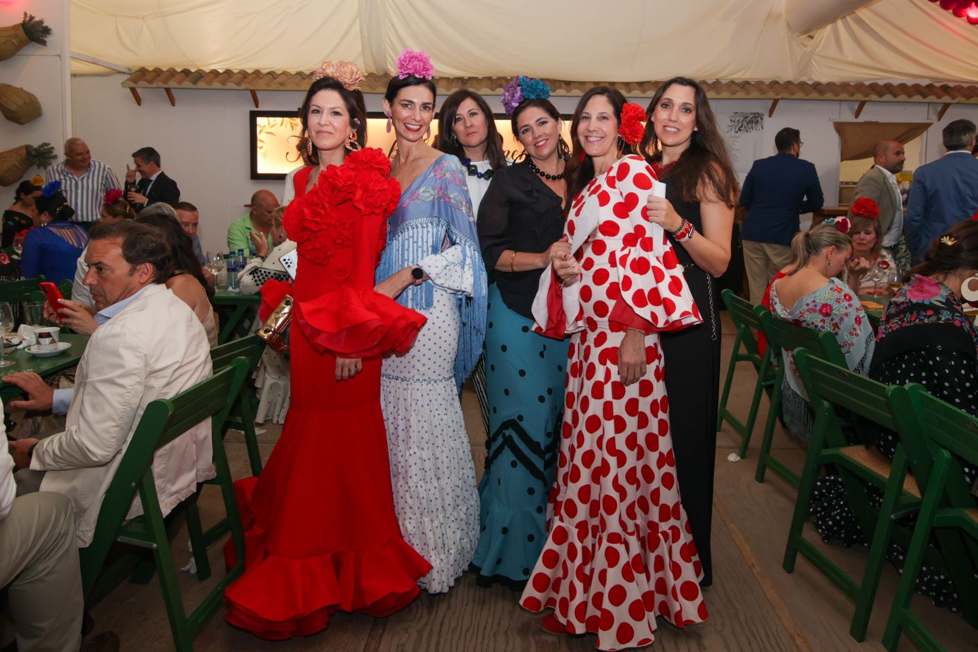 El ambiente en las casetas del sábado de Feria en Córdoba, en imágenes