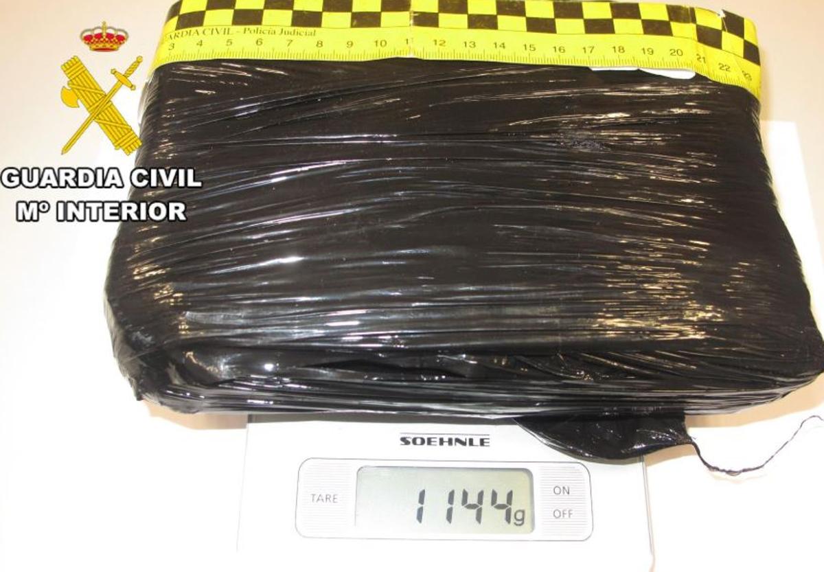 Cocaína intervenida en Jaén