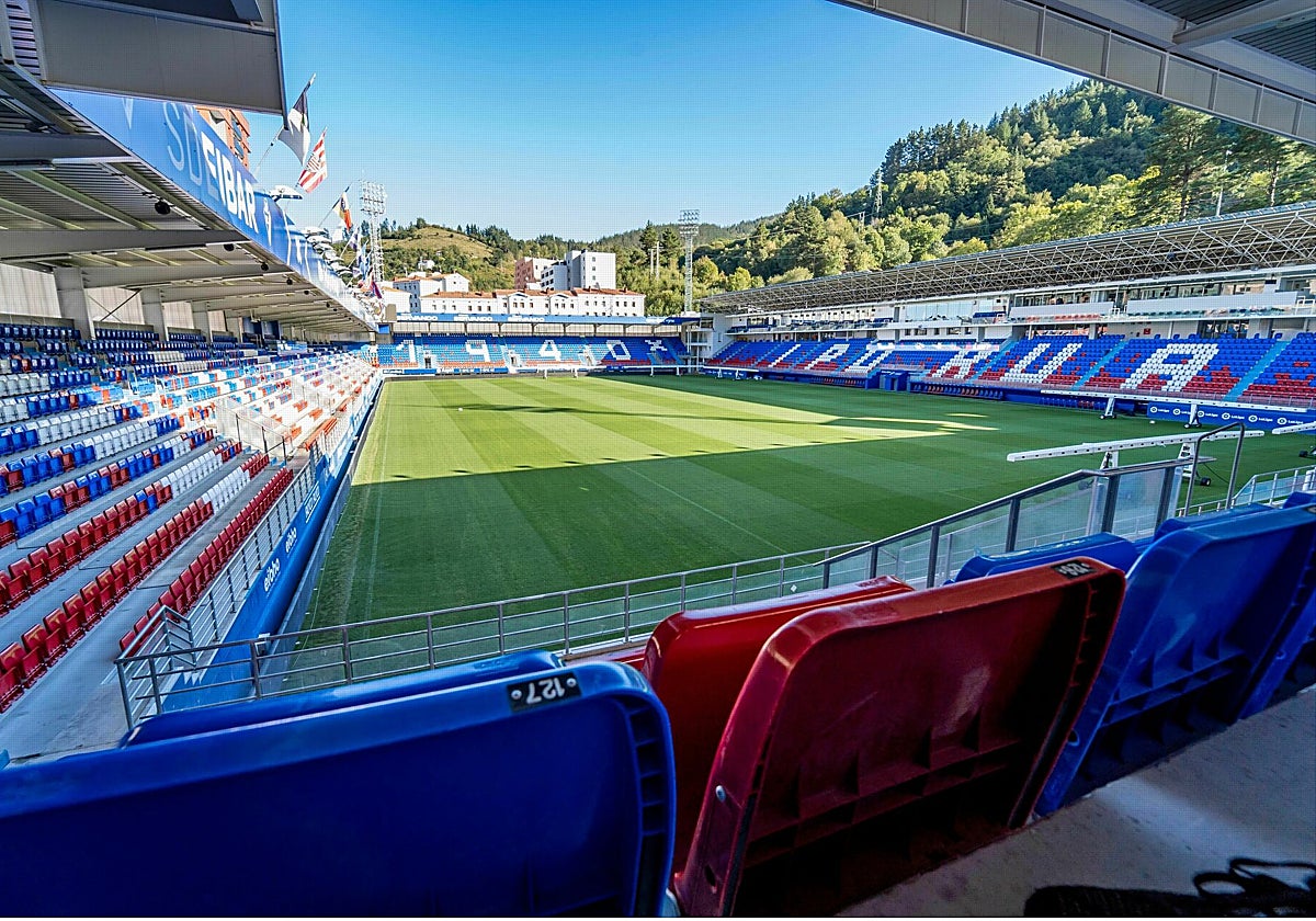 Vista general del estadio de Ipurúa, donde se disputará el Eibar - Córdoba CF
