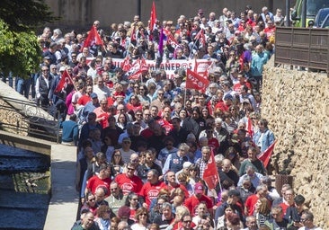 Más de 1.500 personas claman por el futuro industrial del Moncayo y piden la retirada del ERE de Siemens-Gamesa