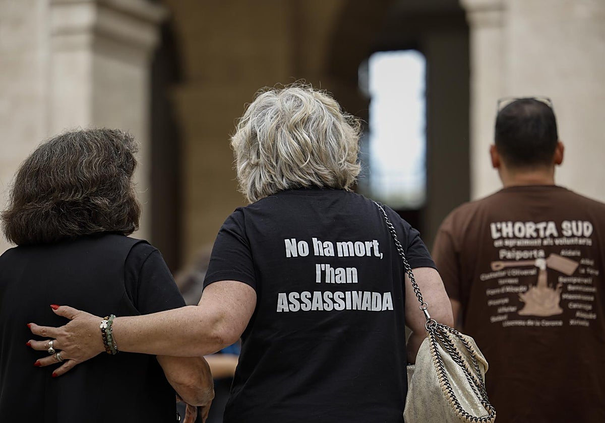 Imagen de archivo de víctimas de la dana del 29 de octubre en Valencia