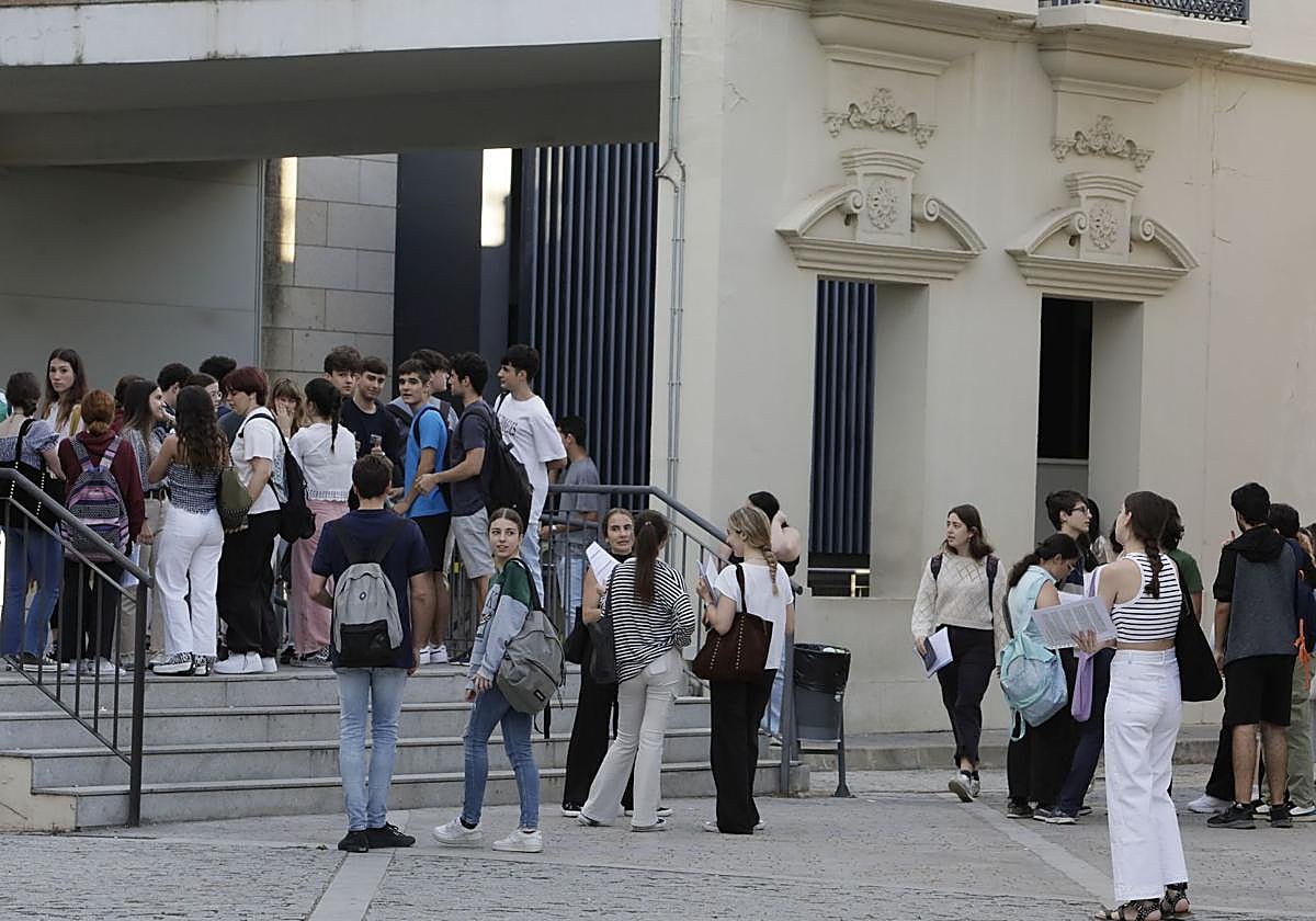 Estudiantes en la Universidad de Sevilla