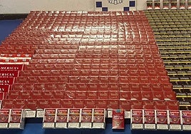 Detenido un camionero de Puente Genil en Jaén transportando 96.000 cajetillas de tabaco de contrabando