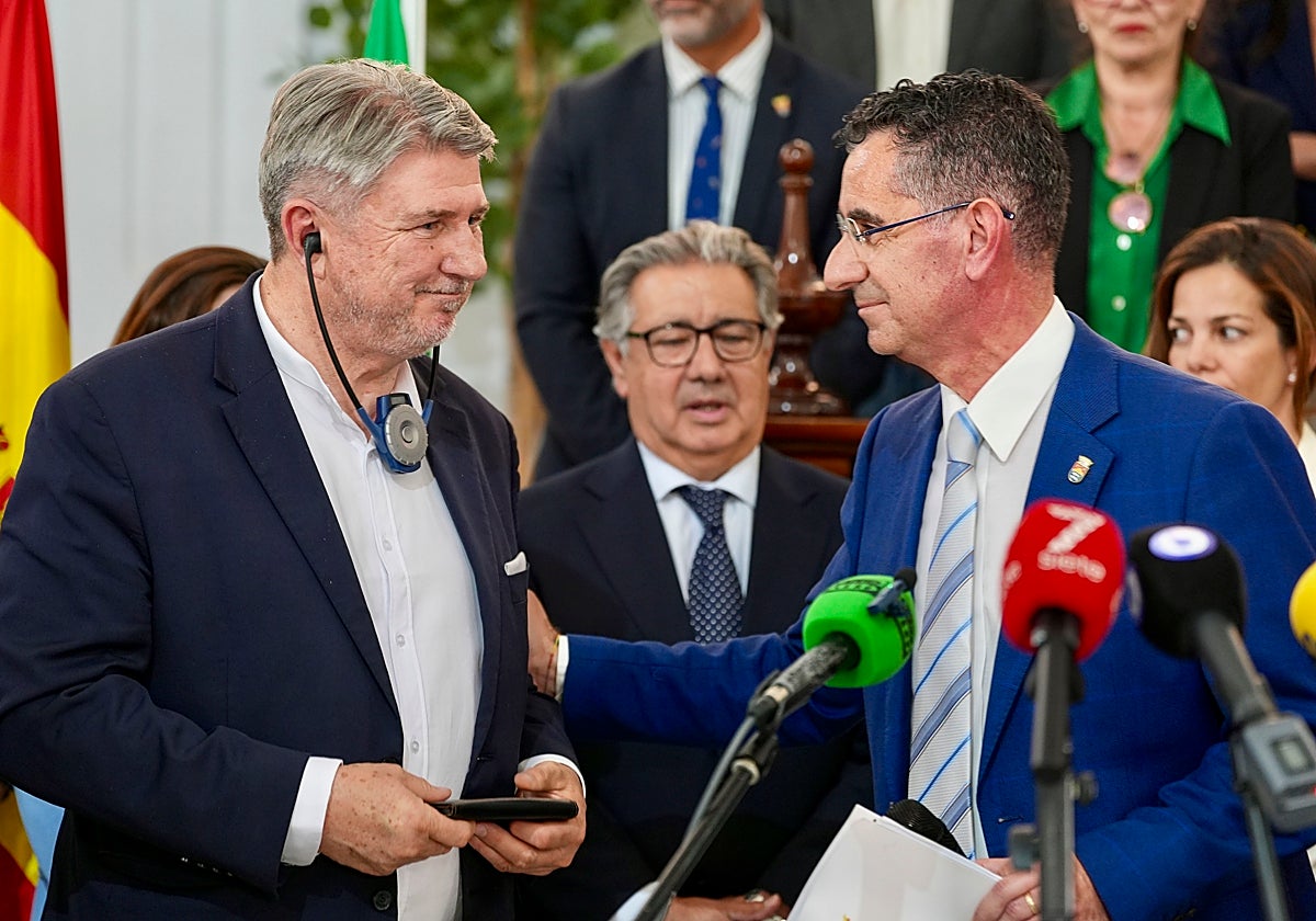 Visita de los eurodiputados del PETI al Ayuntamiento de Barbate