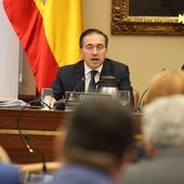 José Manuel Albares comparece en la Comisión de Exteriores del Congreso el 5 de mayo
