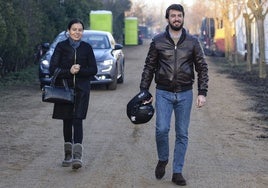 Montse Lluis junto al exvicepresidente de Castilla y León Juan García Gallardo