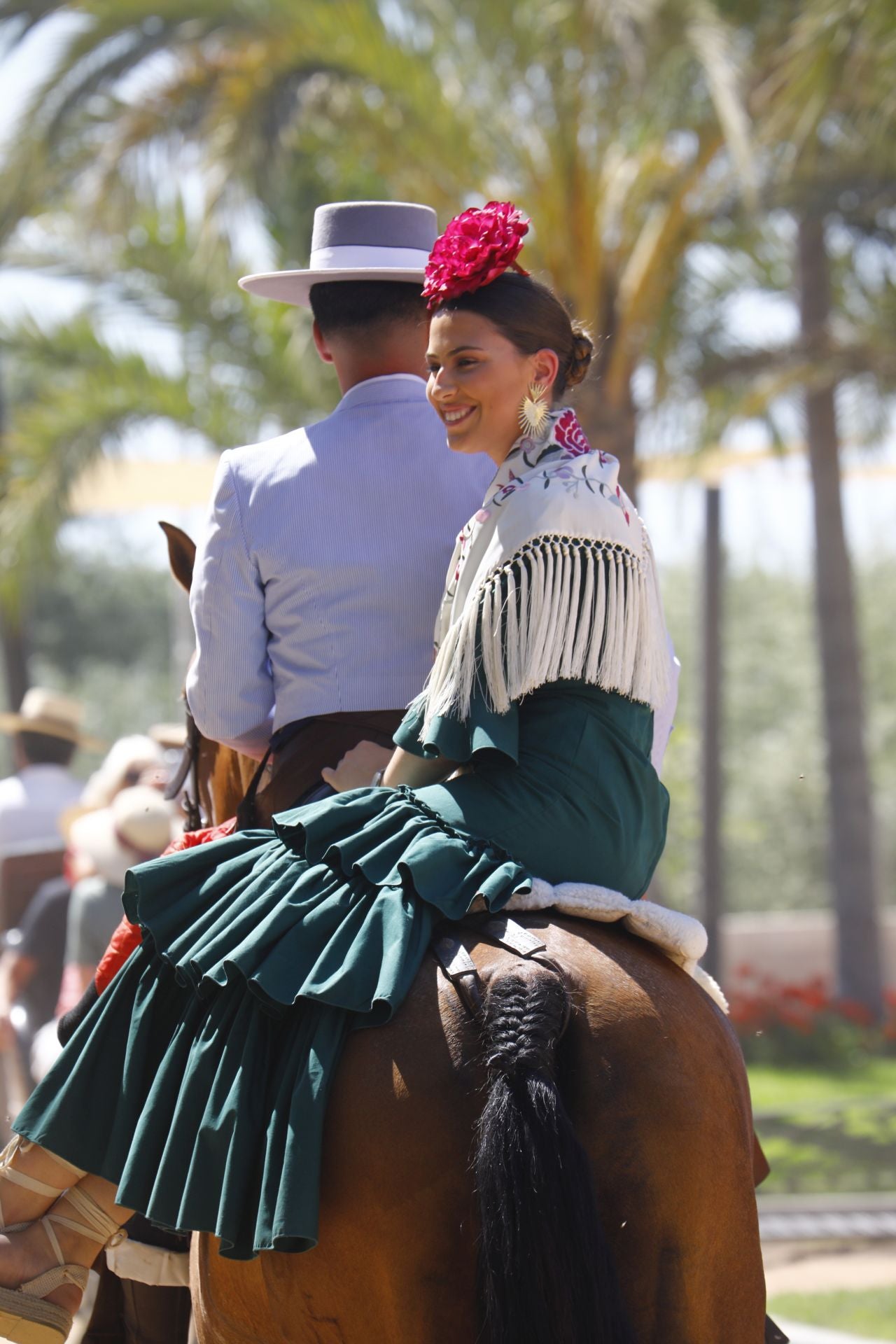 El brillante ambiente del miércoles de Feria en Córdoba, en imágenes