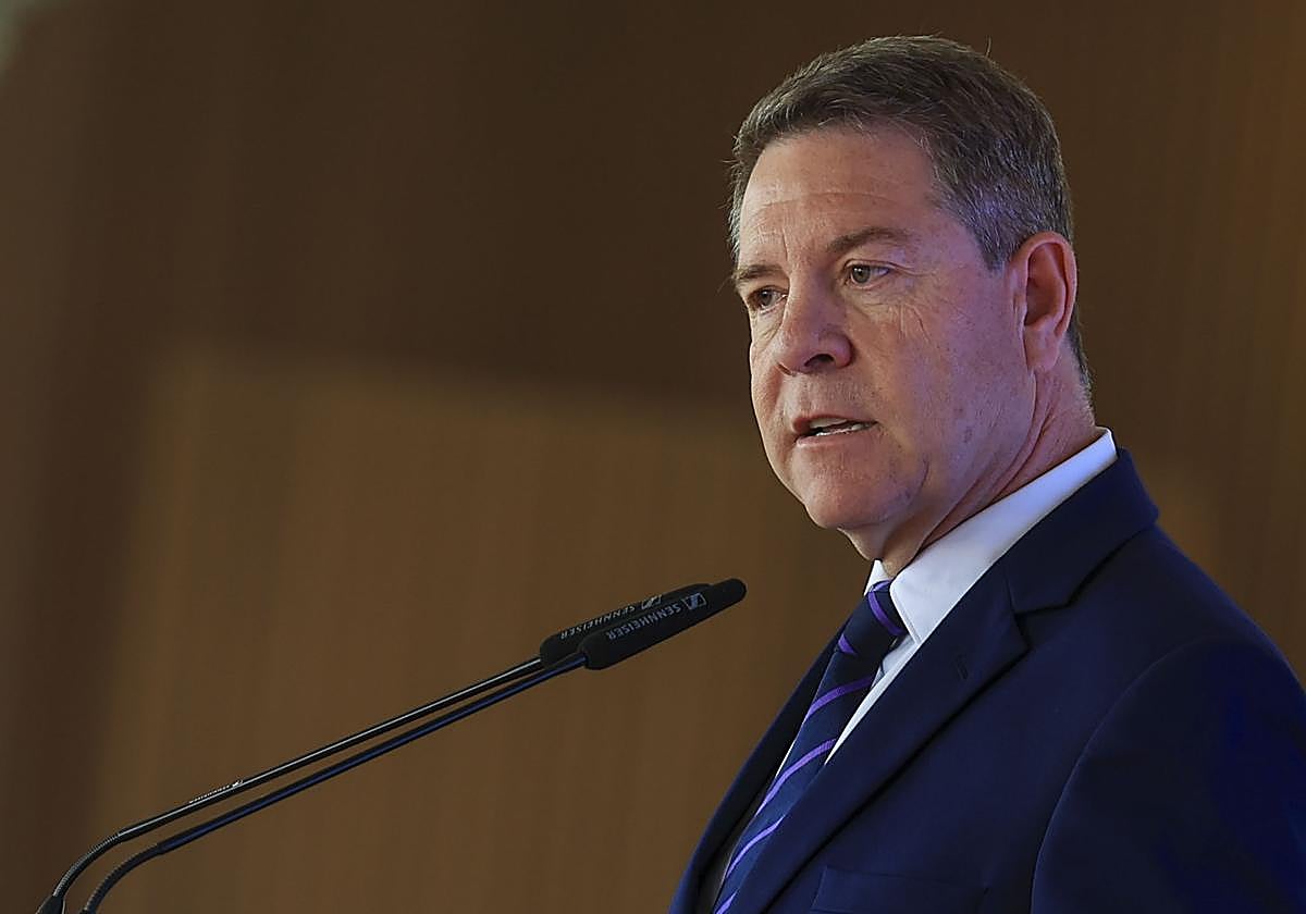 El presidente de Castilla-La Mancha, Emiliano García-Page