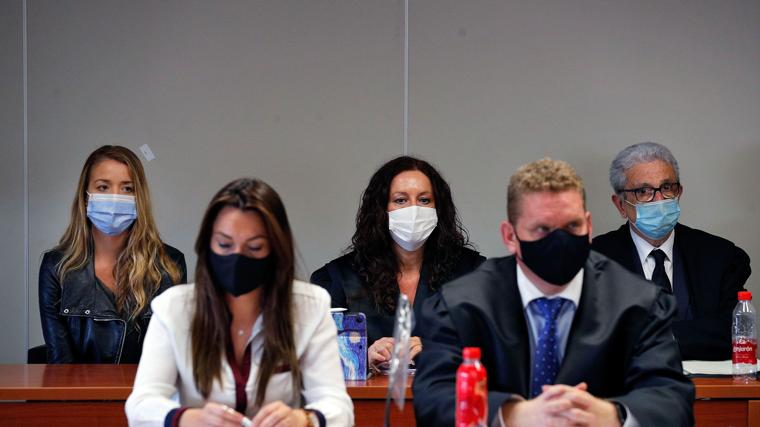 Maje, capturada en un momento del juicio en 2020