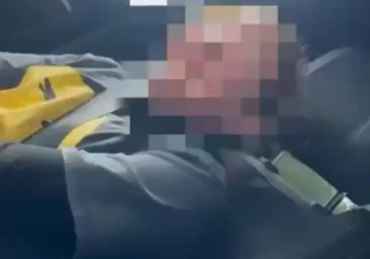 Captura de pantalla del vídeo subido a las redes sociales